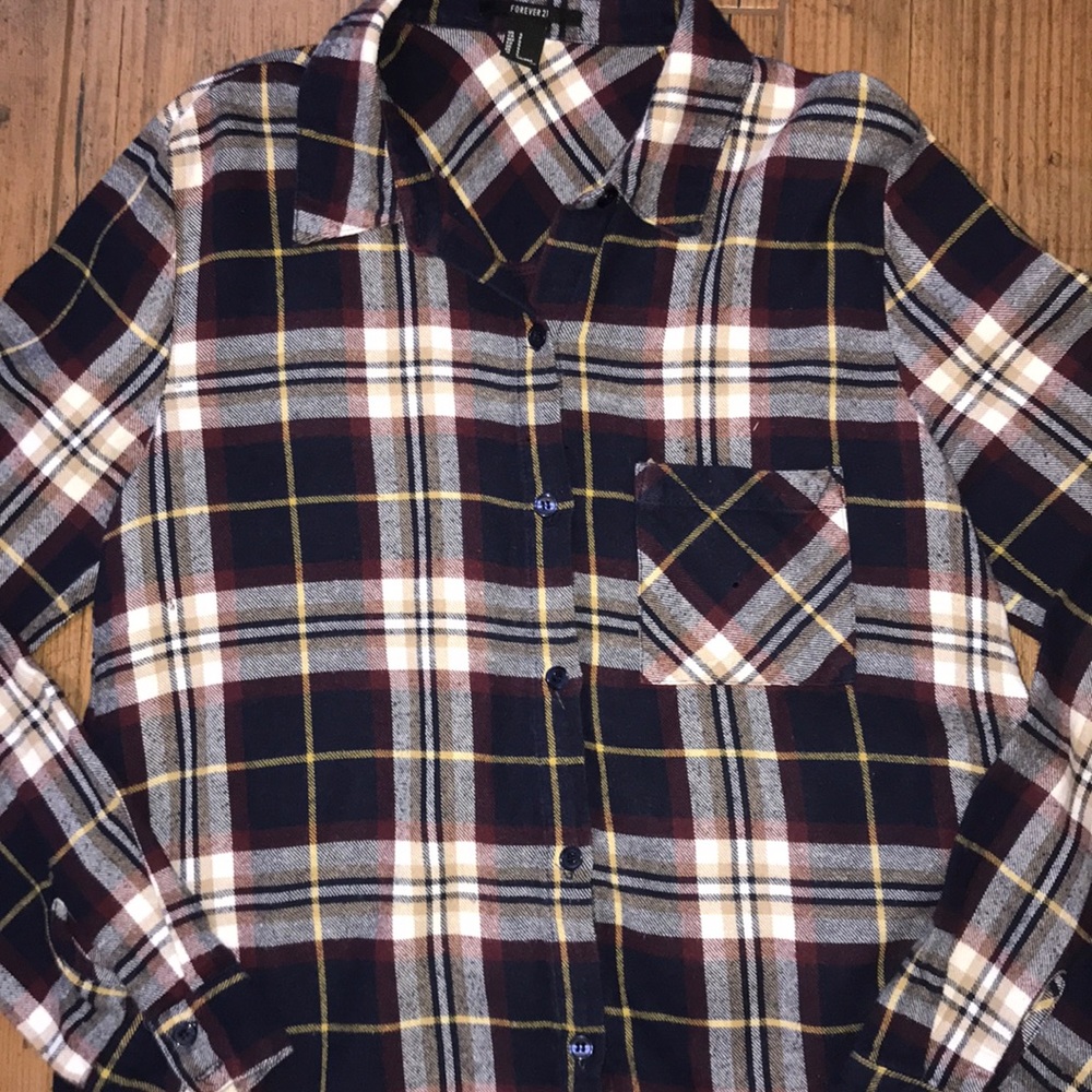 Juniors Forever 21 Small Flannel shirt